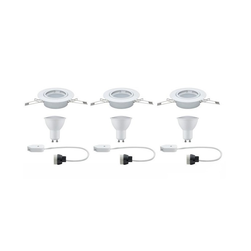 Paulmann 93845 - SET 3x LED/4,5W Spot encastrable 230V